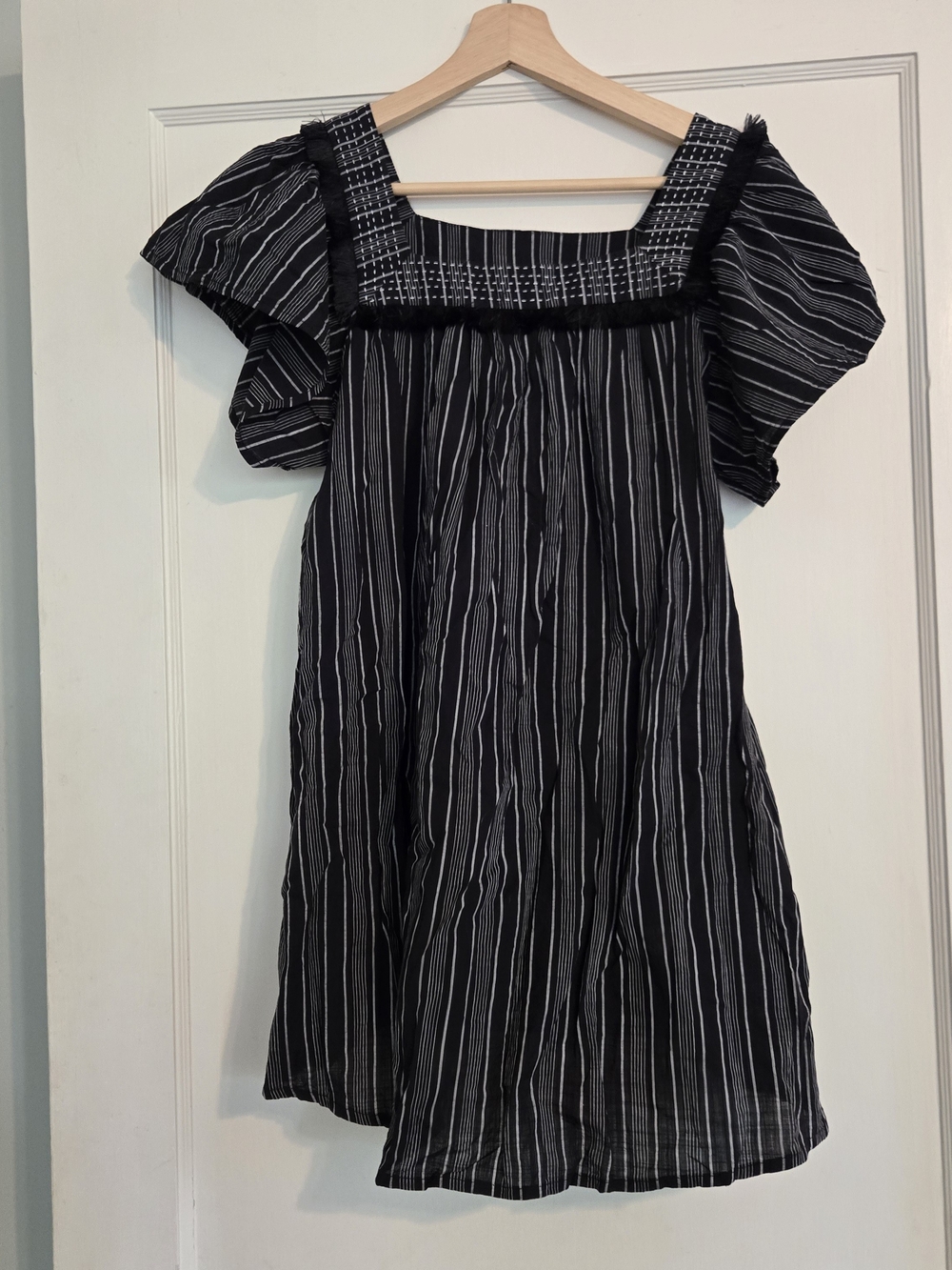 Isabel Maternity by Ingrid & Isabel Black and White Striped Dress